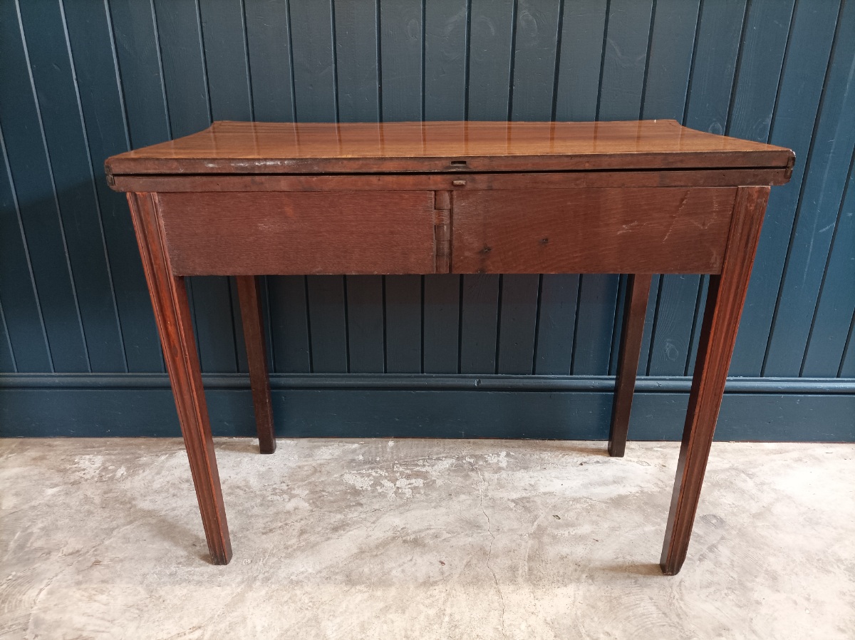 Antique George III Mahogany Tea Card Side Table (7).jpg